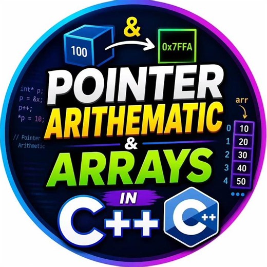 Pointers & Arrays Trick Every Beginner Must Know|#CPP #Pointers #Arrays #PointerArithmetic