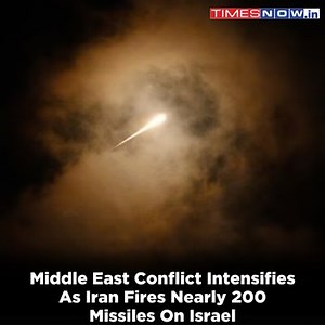 142K views · 1.1K reactions | #IranIsraelConflict || Sirens continued to sound in Israel on 1st October as Iran launched nearly 200 missiles in retaliation to the killing of Hezbollah leader Hassan Nasrallah. As the sky was illuminated with Iranian missiles, Israel put up its anti-missile system and sounded sirens signalling its citizens to take shelter. (Video Source: Israel/X) #Israel #Iran #MiddleEastCrisis #TimesNowNews | TIMES NOW | Facebook