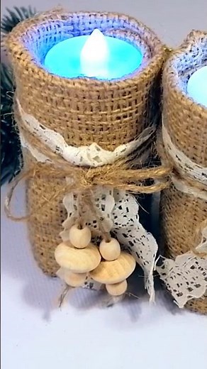 DIY Christmas Candle 🕯️ | Cozy Rustic Holiday Craft 🎄