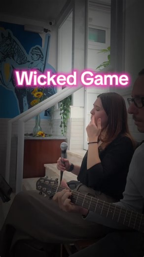 Our live cover of Wicked Game #wickedgame #acousticcovers #livecover