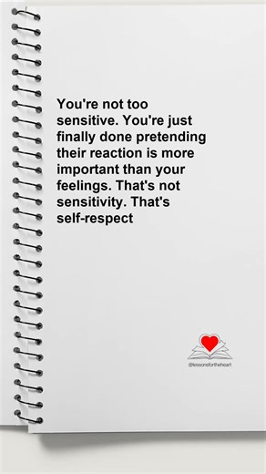 You're Not Too Sensitive. You're Just Done Pretending.