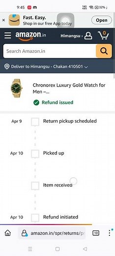 Amazon refund status||Amazon return Status||Tips and tricks #refund #amazonrefund #amazonreturns