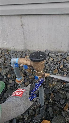 Pressure Vacuum Breaker - PVB - Test cock open and close with the water on.