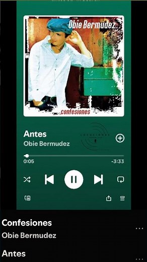 Antes,Confesiones Obie Bermudez #puertorico #music #2003 #antes #obiebermudez #latinpop