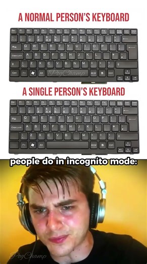 bro discovered the incognito keyboard... 🍌