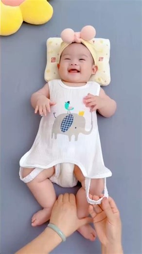 Half-back baby vest is breathable, cool, and looks adorable too#shorts