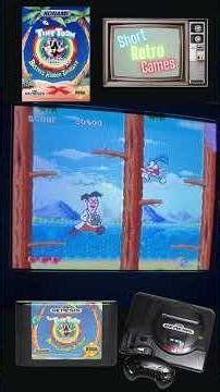 Tiny Toon Adventures Buster’s Hidden Treasure (Genesis) - Dizzy Devil #retrogaming #90s #nostalgia