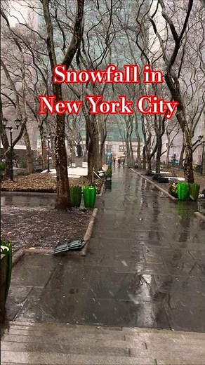 New York City Covered in Snow – Magical Winter Walk in NYC 4K 🌧️ #snow #newyork #usa