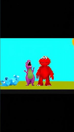 Elmo kills Blue and Barney