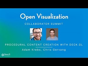 Procedural content creation with deck.gl