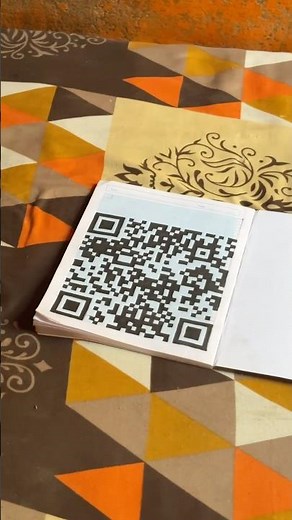 Draw QR Code with pencil.