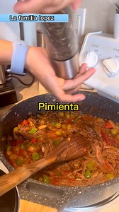 Hoy si enamoro más al gordo con esta rica receta de la ropa vieja 🇨🇺 | La Familia Lopez