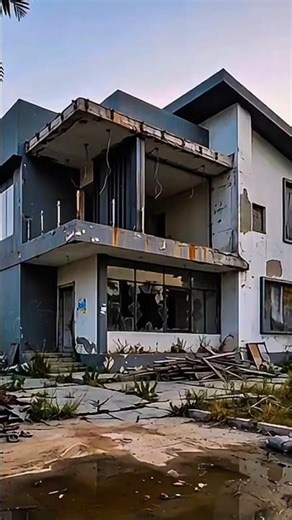 🏚️➡️🏠♻️From Ruins to a Cozy Modern HomeFull Transformation #shorts
