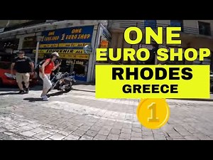 ONE EURO SHOP 🇬🇷 Rhodes Greece