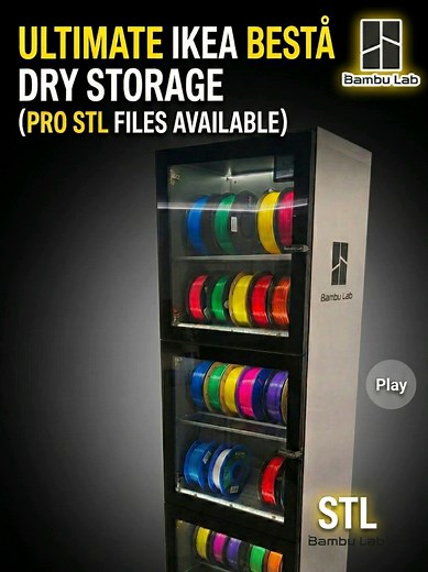 Transform Your IKEA BESTÅ into a Professional Filament Dry Cabinet