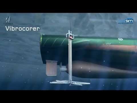 Seabed Sediment Core Extraction Animation