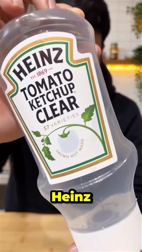 The Clear Ketchup That Fooled Millions #food #heinz #ketchup
