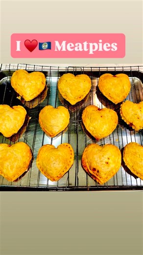 Belizean meat pies 🇧🇿🥧 A flaky, golden crust wrapped around a luscious, spicy meat filling with juicy gravy—flavors you won’t find anywhere else, because they’re singular to Belizean culture. Influenced, adapted, claimed, and made our own. These are a labor of love. About 4 hours of work—simmered, browned, seasoned, filled, folded, baked—distilled into a 30-second video, just for you. This is how I show love. With time. With care. With food. If you know, you know. If you don’t—this is your in