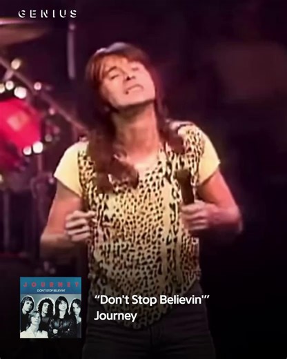 before it became an anthem, “don’t stop believin’” was a moment of doubt. keyboardist jonathan cain, broke and struggling in hollywood, called his father for money. instead of just help, his dad gave him a line: “don’t stop believing.” cain wrote it down, brought it to journey, and paired it with detroit’s “streetlight people” and a chorus that waits until the end. today, on steve perry’s 77th birthday, that advice still echoes. 🎈🎶 | Genius