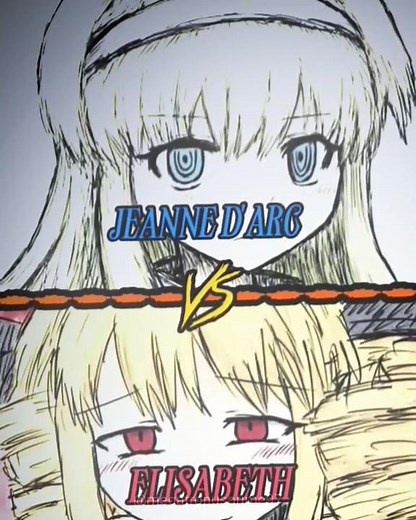 JEANNE D'ARC VS ELISABETH #blacksouls #blacksouls2 #anime #manga #fyp #rpgmaker