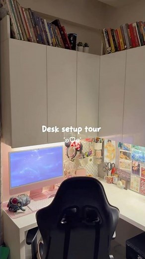 My new desk setup full video on youtube! #desk #desktour #desksetup