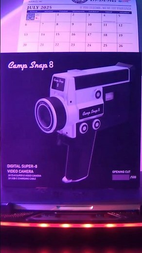 CampSnap CS-8 Digital Super 8 Camera.