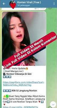 Hella Mango Live Lingerie Merah | Hel MangoLive CD Merah Hot New Update