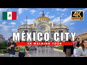 🇲🇽 Mexico City, Mexico 4K Walking Tour - Historic City Center Tour | 4K Ultra HD / 60fps