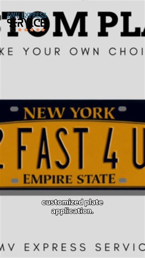 Customized Plate #shorts #CustomizedPlate #PersonalizedPlate #DMVExpressService #DMVServiceUSA