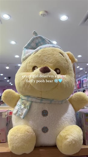 cutest pooh bear plush!!❄️🍯🩵✨ #myminisousa #minisoambassador #miniso #winniethepooh #winnie #winniepooh #poohbear