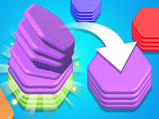 Play Hexa Sort 3D | Free Online  Games. KidzSearch.com