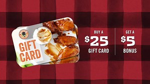 Give the gift that won't get re-gifted: BW&R gift cards! Get a $5 bonus Gift Card with every $25 in BW&R Gift Cards purchased. | Wings and Rings | Facebook