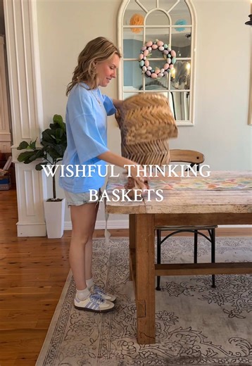 Effective Wishful Thinking Baskets for Kids' Clutter