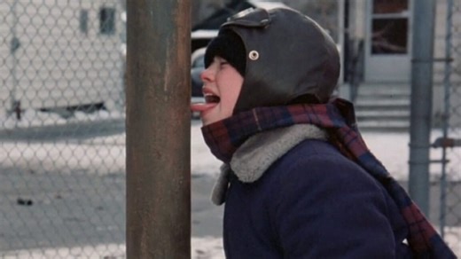 Don't lick that cold metal pole in winter—if you do, don't panic