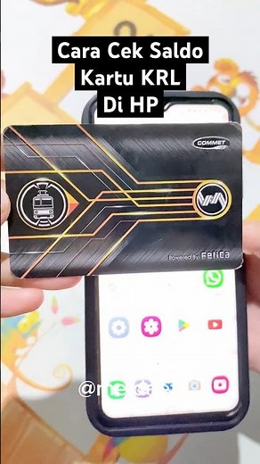 Check KRL Card Balance on Cellphone, Turns Out It's Possible #tutorial #practicaltips #kai #krl #...