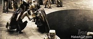 300 Scene: This is Sparta! on Make a GIF