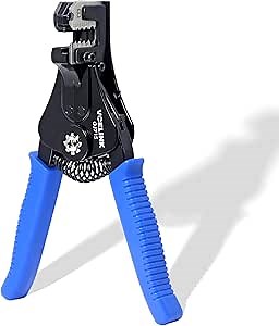 VCELINK Automatic Wire Stripper, Heavy Duty Precision Wire Stripping Tool for 8-18AWG Solid and Stranded Electrical Wire (GJ715)