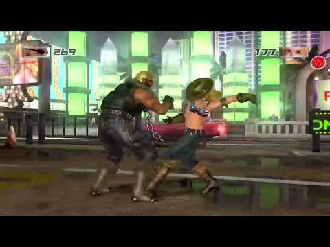 Dead Or Alive 4 The 1st to 1000 DMG Cup 1st Round Bass vs Tina