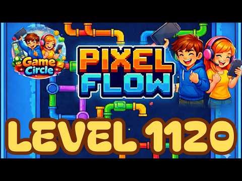 Pixel flow© - Level 1120 - solution - walkthrough