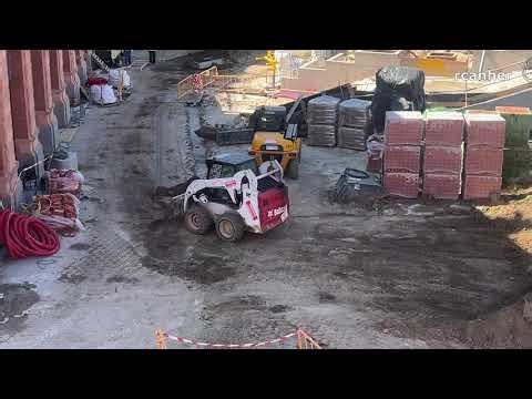 Obras de remodelación de la Estación Madrid Puerta de Atocha.