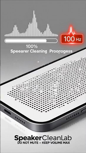Speaker cleaning sound | fix my speaker