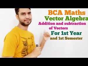 BCA Maths Vector Algebra 5