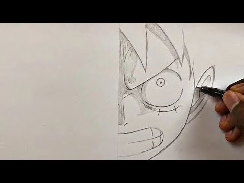 How to draw luffy vs zoro | Anime sketch