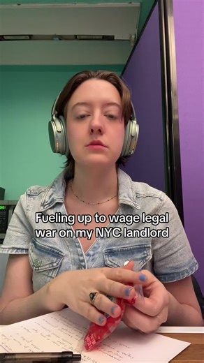 In the ripley grier shared work space no less #fyp #tenantsrights #nyc