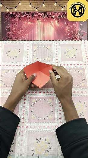 Easy 3D Paper Triangle Craft | DIY Paper Folding Hack by Firoj
