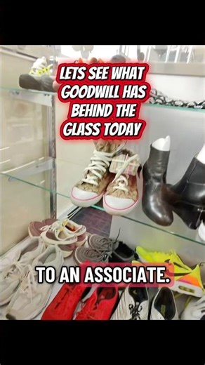 LETS SEE WHATS BEHIND THE GLASS AT GOODWILL #resllercommunity #thrift #ebay #profit #deals