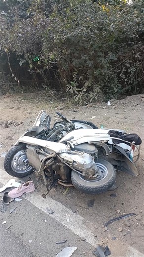 itna khatarnak accident 😱😨 #bhopal #automobile #minivlog #vlog #shortvideo #motovlog #accident