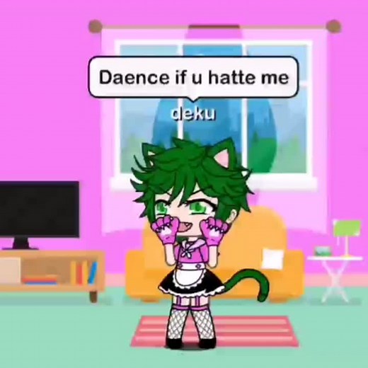 Gacha Animation: Dancing Maid and Surprised Character