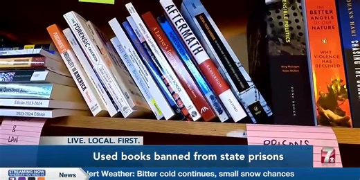 Non-profit organizations want to be able to donate used books to prisons again