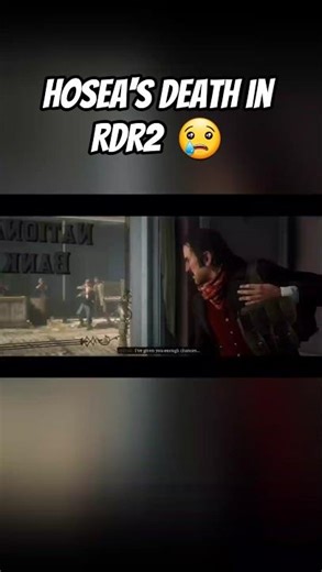 Hosea's Death in Rdr2 😢 #rdr2 #shorts #gaming